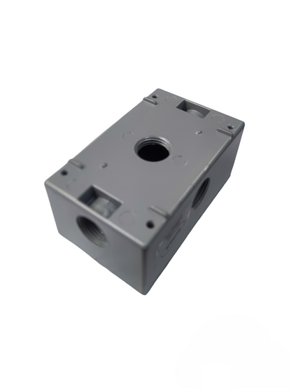 Surer Hub Marine Utility Box 2x4 gray electrical conduit junction box for marine use