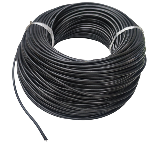 Swan RG59 coaxial cable 75 ohms in a black spool for strong signal transmission