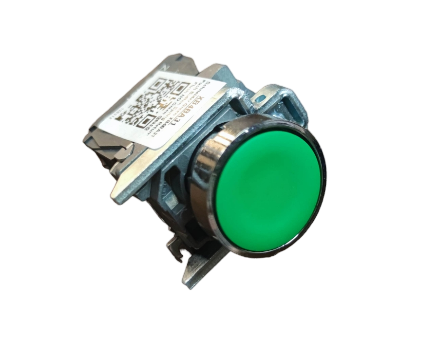 Schneider Switch Spring Return 2A 220V Green Normally Open push button switch component