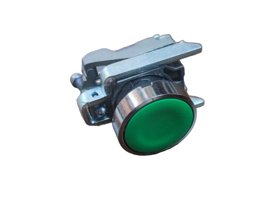 Schneider Switch Spring Return 2A 220V Green Normally Open push button switch for power control