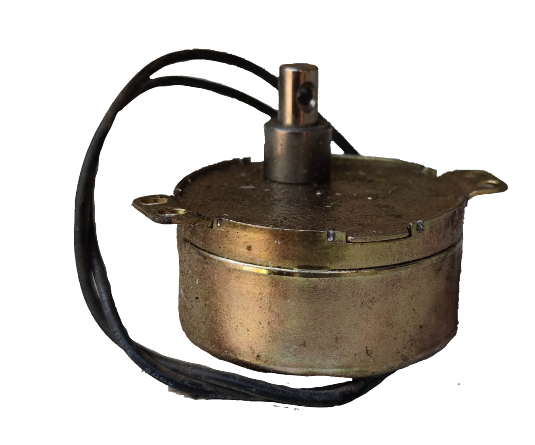 Taiwan made Synchronous Motor 220V with metal casing and wired connectors for electrical circuitry