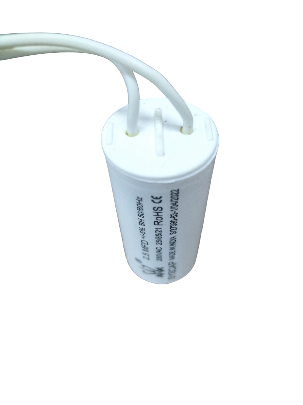 Syscap 250V AC motor running capacitor for efficient electrical performance in motors