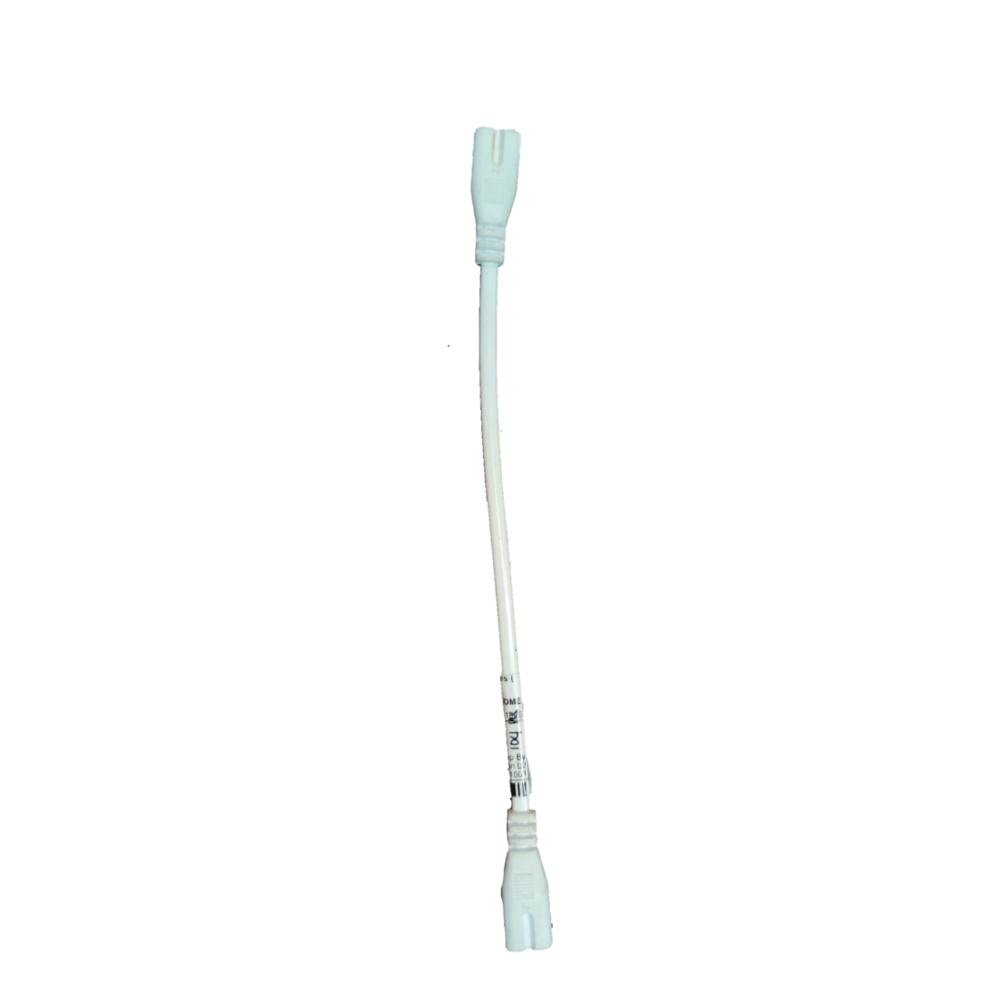 T5 AC cord connector with dual ends for electrical connections in various applications
