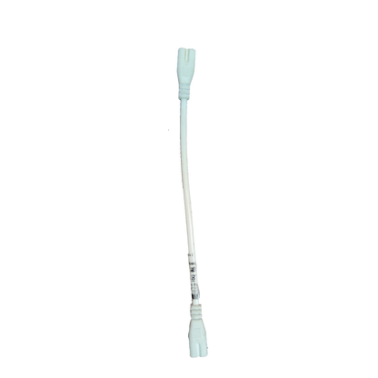 T5 AC cord connector with dual ends for electrical connections in various applications