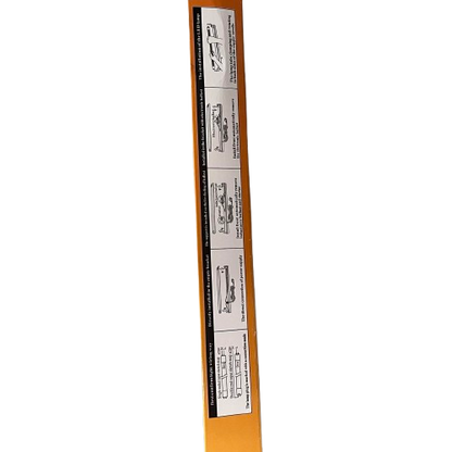 Shuta T8 LED Tube Light 18W Single Ended packaging with installation instructions on orange box