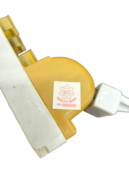 Taiyou 30A Knife Switch Single Throw Single Phase electrical circuitry part with yellow casing