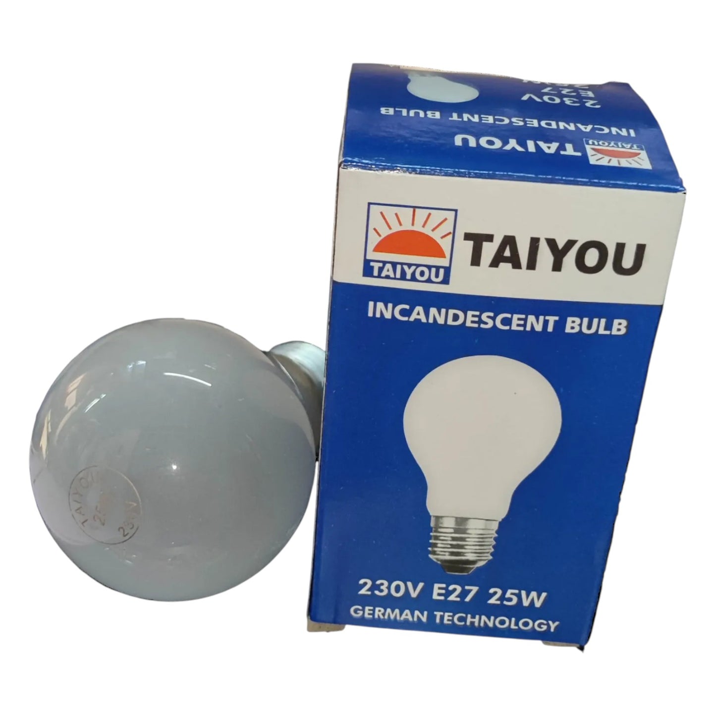 Taiyou 25W Incandescent Lamp E27 220V Classic 25W Bulb 3Pcs per Order