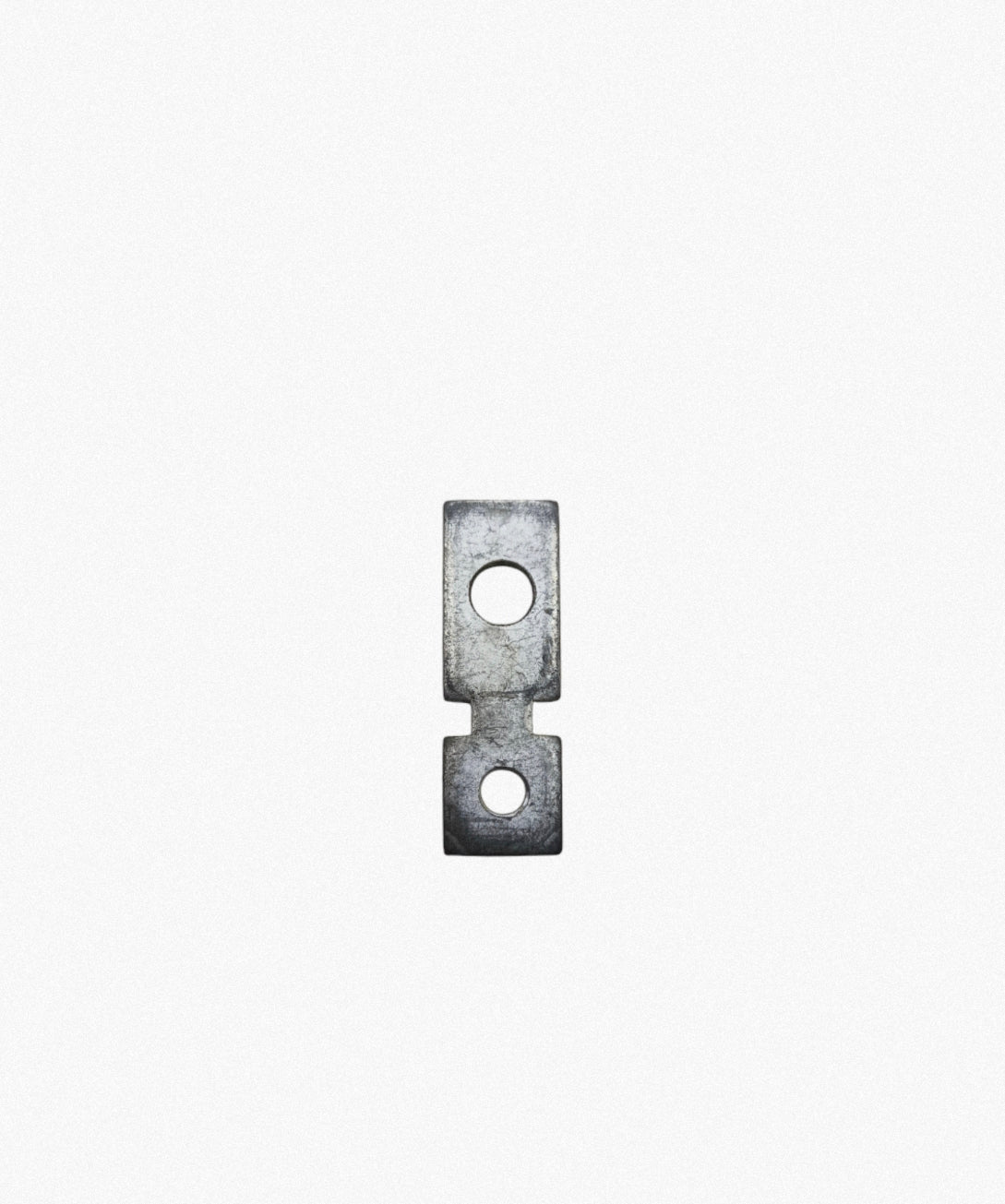 Metal Terminal Connector for electrical circuitry with two holes for secure wire attachment
