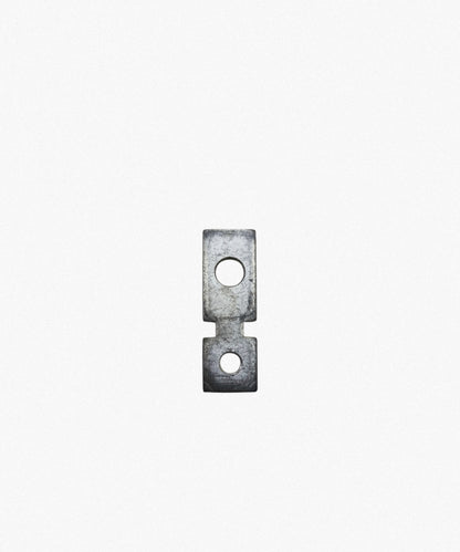 Metal Terminal Connector for electrical circuitry with two holes for secure wire attachment