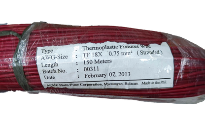 Roll of ACME & MARTON TF Wire 18 0.75mm Stranded thermoplastic wire with 150 meters length