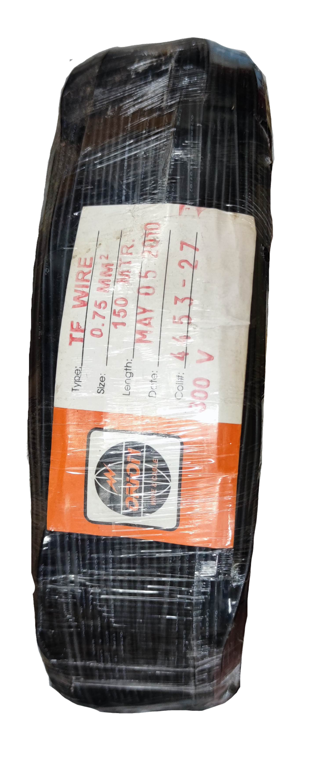 ACME & MARTON TF Wire 18 0.75mm Stranded black electrical wire pack with label