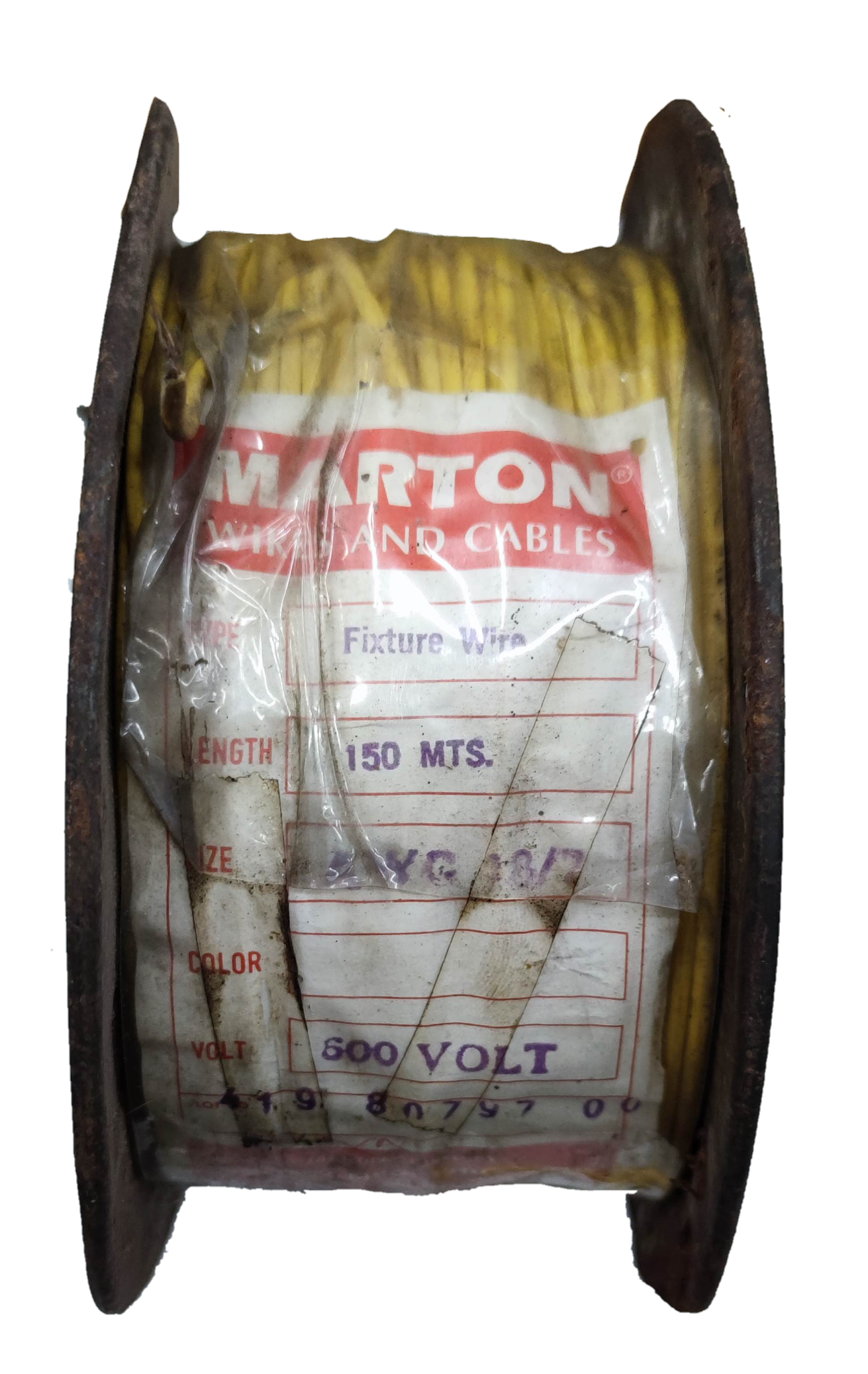 ACME & MARTON TF Wire 18 0.75mm Stranded yellow electrical wire spool 150 meters length