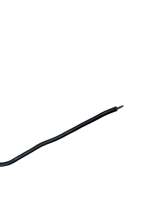 Philflex TF Wire Stranded Black - 1 Meter for reliable electrical connections and flexible applications