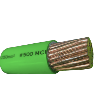 Phelps Dodge 500 MCM THHN and wires in green color for electrical wiring applications