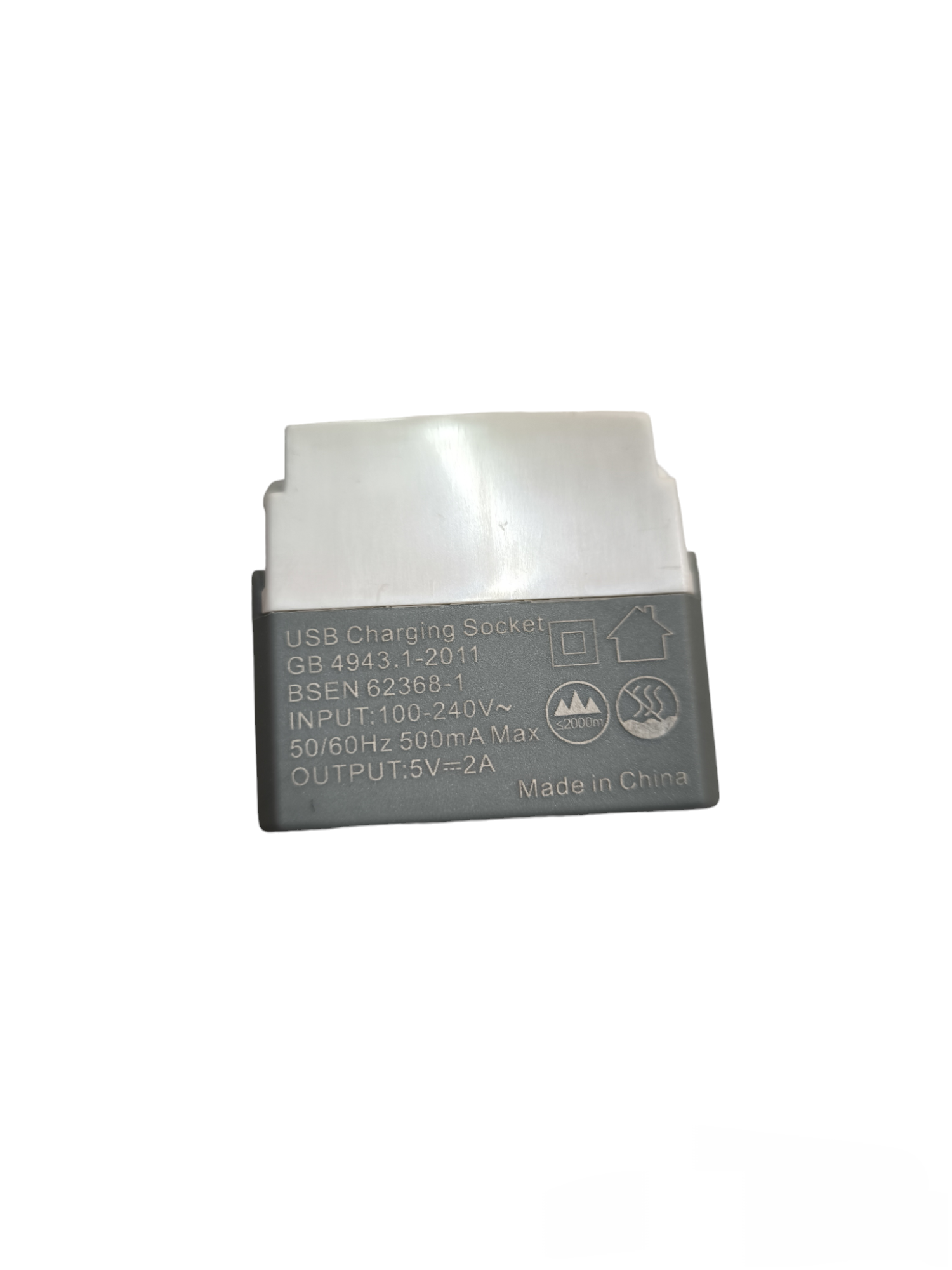 T&J USB Outlet Device 5V 2A compact power socket for USB charging and electrical connection