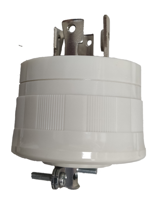 Panasonic NEMA L6 250V industrial plug white locking three prong male connector for heavy duty power