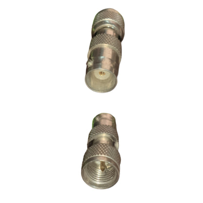 Local brand TNC Male to BNC Female Adaptor with metal construction for cable connections