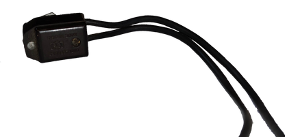 Black Toggle Switch 4A 250V USA with wires for power points and electrical switches