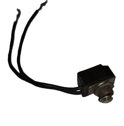 Toggle Switch 4A 250V USA with black casing and attached wires for electrical connections