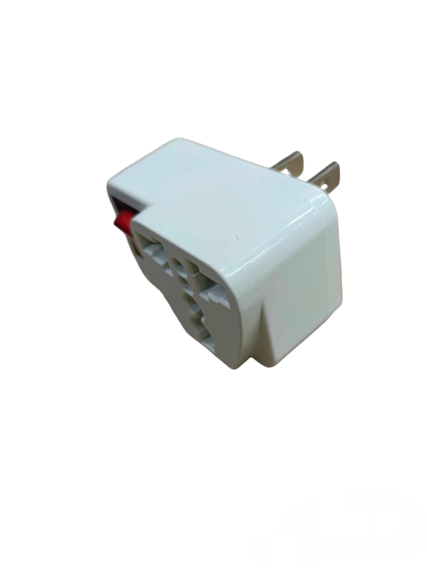 Tokina Universal Adapter With Safety Switch 6A white travel plug adapter for multiple outlets