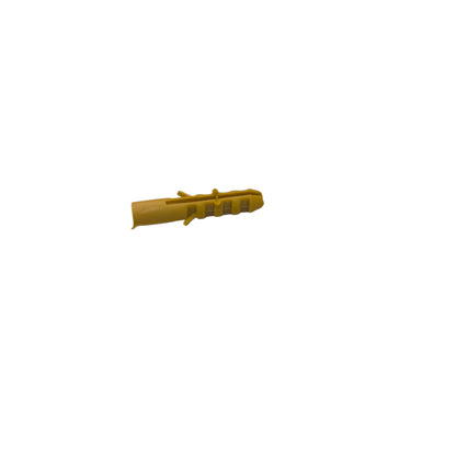 Yellow plastic wall anchor plug Tox 5mm x 2.5cm for masonry screws construction materials made in China