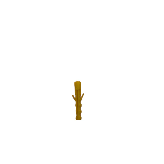 Yellow plastic wall plug anchor for masonry and drywall Tox 4mm x 2cm made in China
