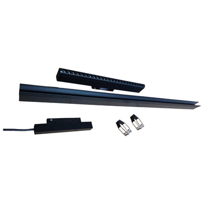 ILLUMIQ TERRA Magnetic Track Light 1 Meter 50mm with 24W LED Rotary Grille Track Light 220V Cool White 4000K