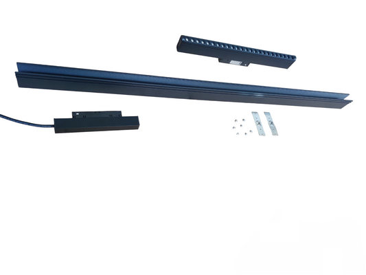 ILLUMIQ TERRA Track Light 1 Meter 50mm with 24W ceiling light components in black