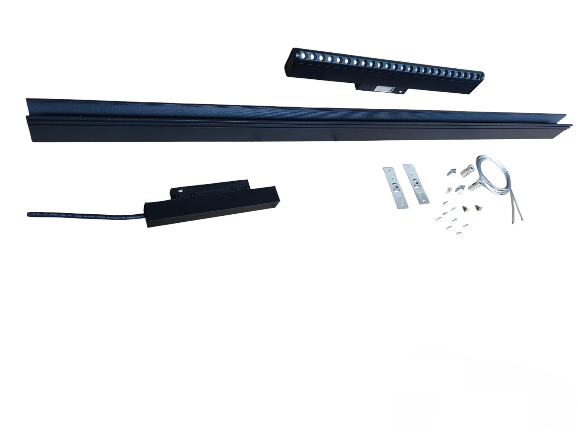 ILLUMIQ TERRA Track Light 1 Meter 50mm with 24W LED components and mounting accessories