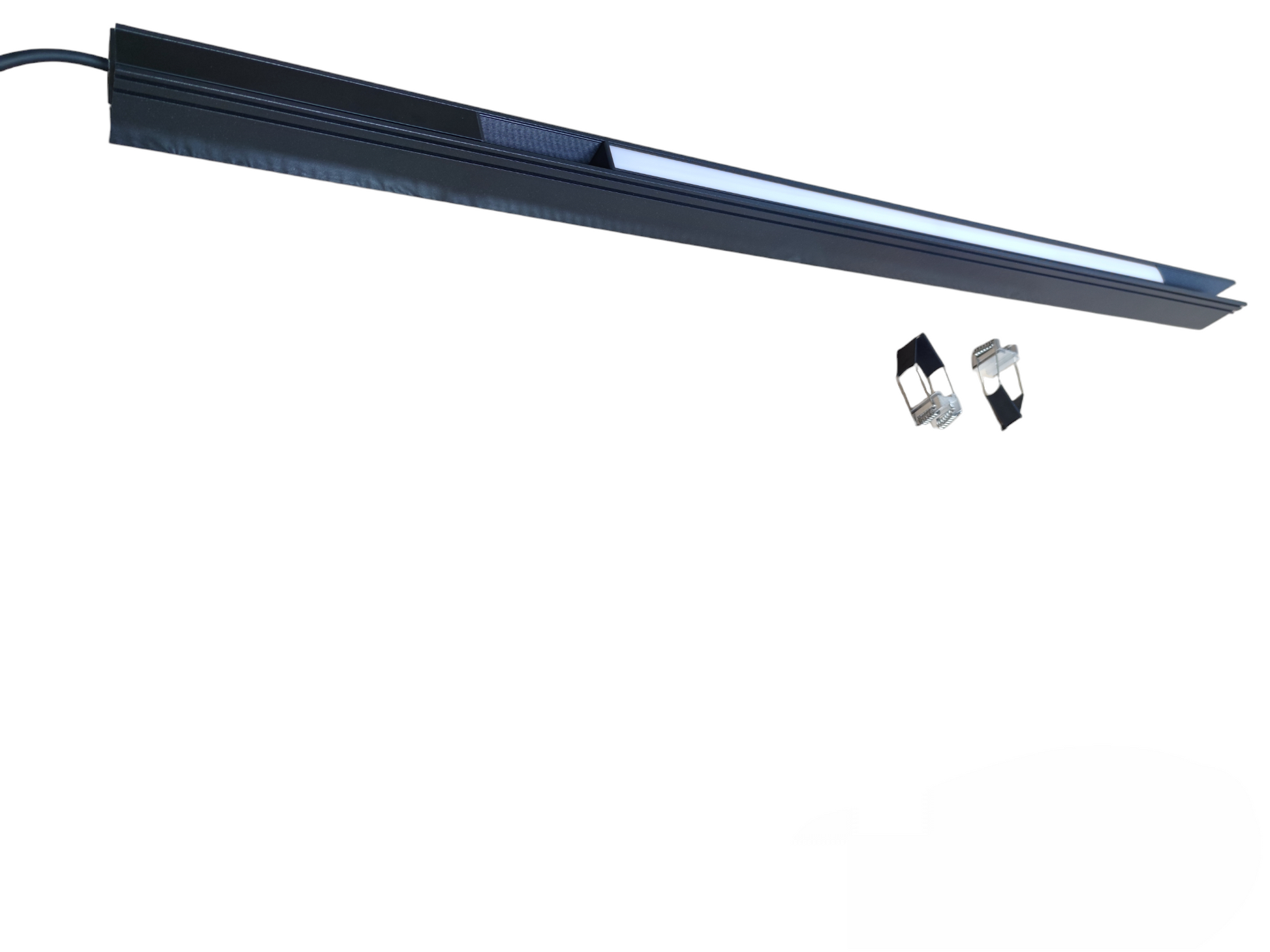 ILLUMIQ TERRA black Track Light 220V Cool White 4000K with mounting clips for ceiling installation