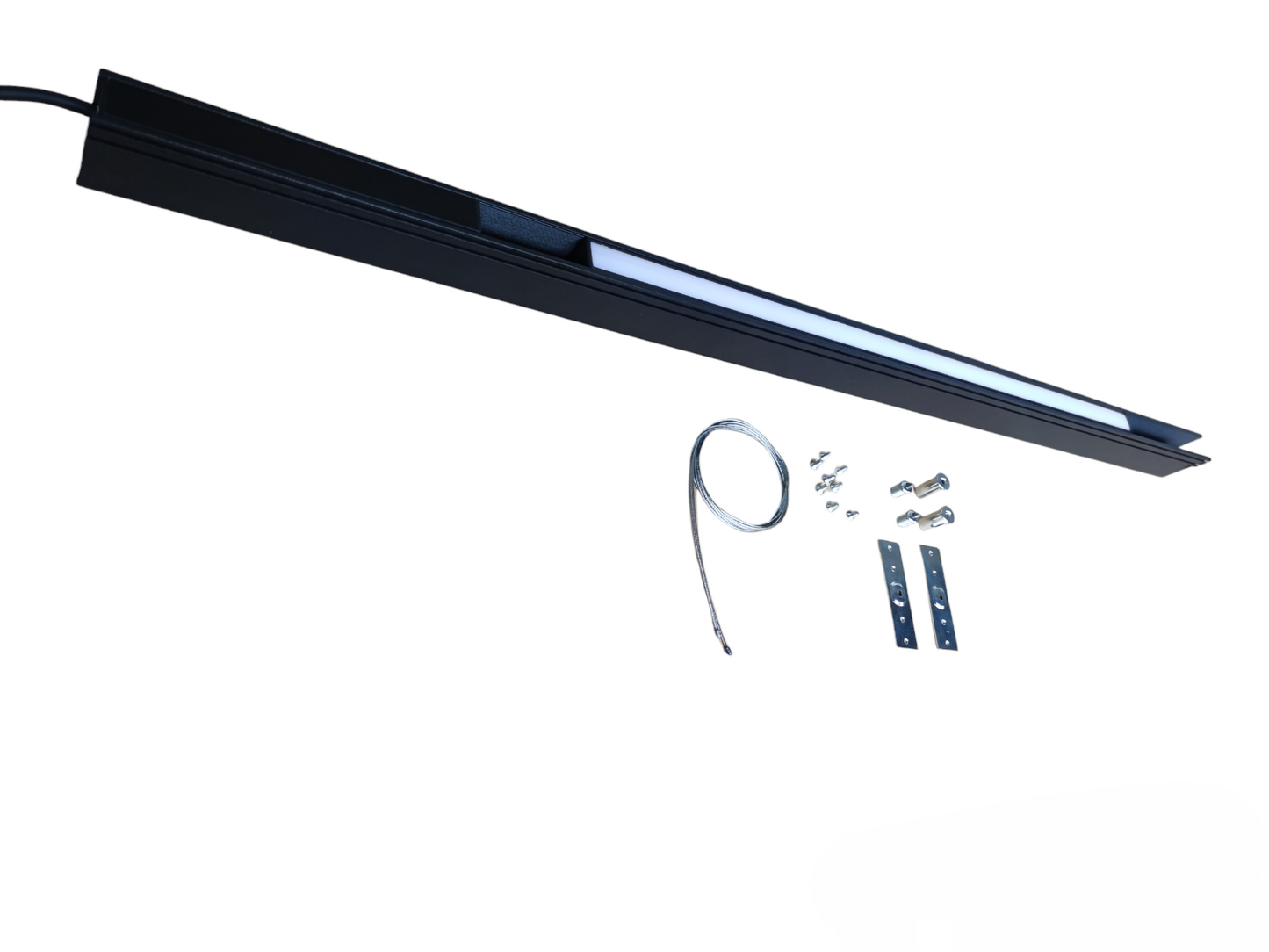 ILLUMIQ TERRA Track Light 220V Cool White 4000K sleek black ceiling light with mounting accessories