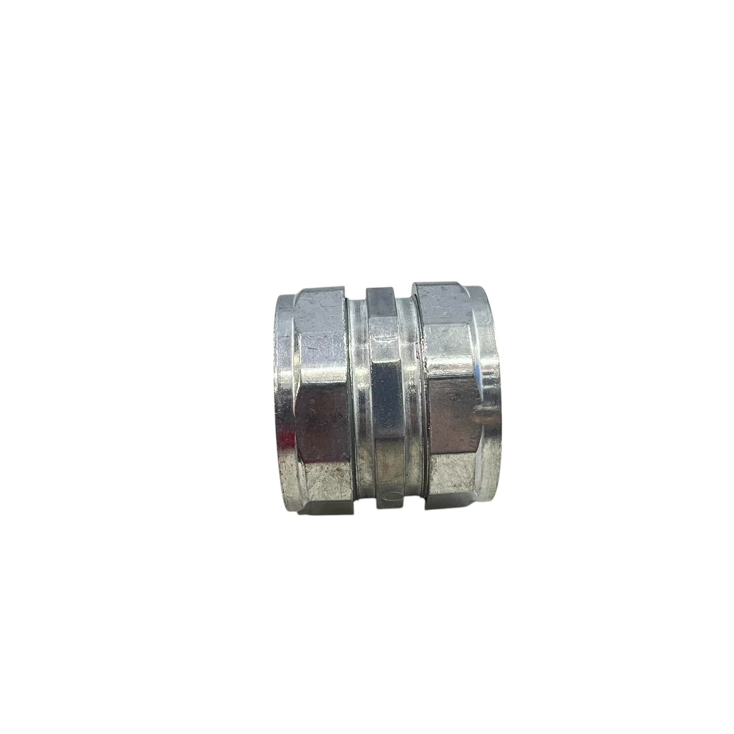 Local EMT Coupling Compression Type 50mm galvanized steel conduit connector with compression nuts