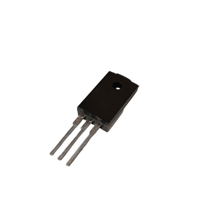 Single black transistor with three metal legs representing Transistor Different Kinds from China