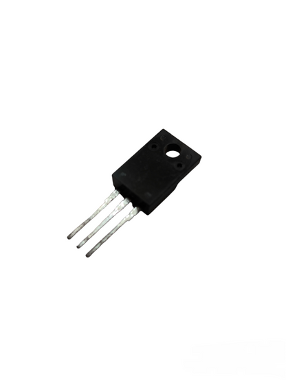 Black electrical transistor with three metal legs representing transistor different kinds from China