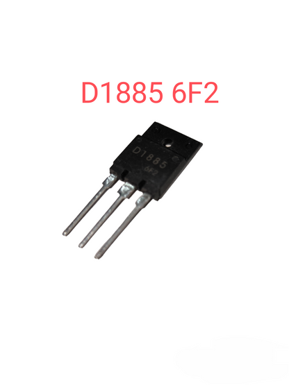 Transistor Different Kinds D1885 6F2 electrical component with three metal leads