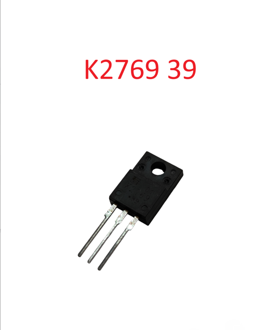 Transistor Different Kinds showing a black three-pin electronic component with model K2769 39
