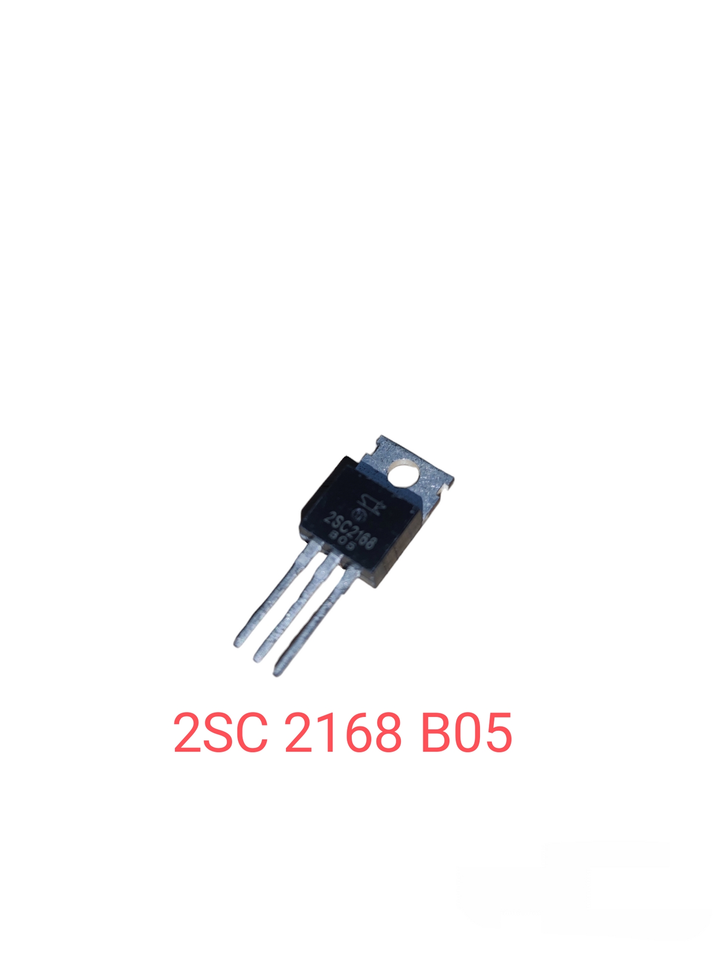 Transistors Different Kind Classic Series single black transistor with three metal leads on white background