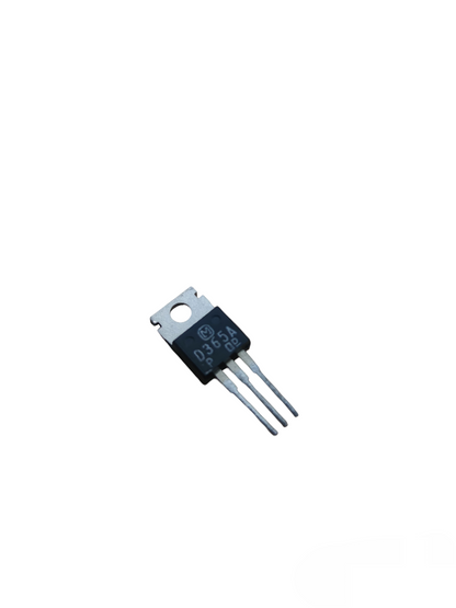 Close-up of a Transistors Different Kind Classic Series electronic component with three metal leads