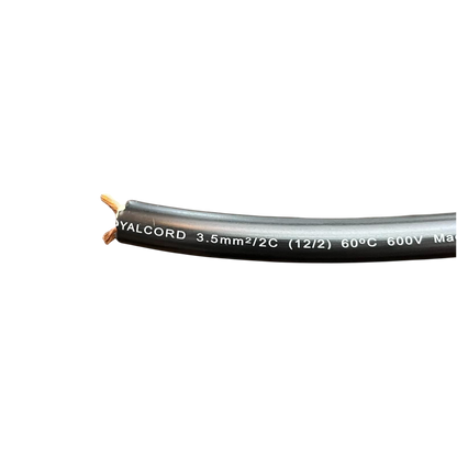 Omega Royal Cord 3.5mm2/2c AWG 12/2 2 Core 75mtrs