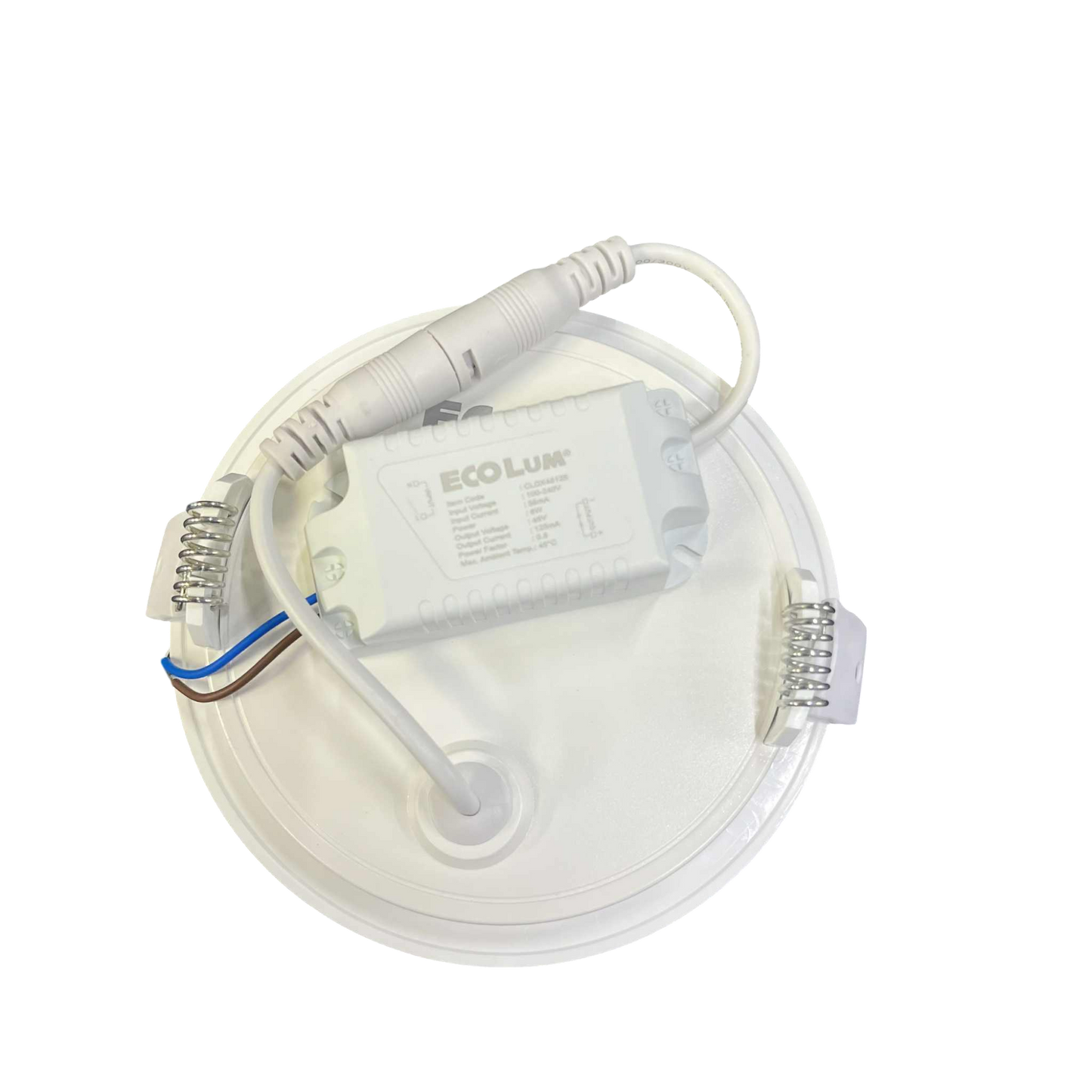 Ecolum 6W LED Round Recessed Slim Downlight 220V Daylight 120mm