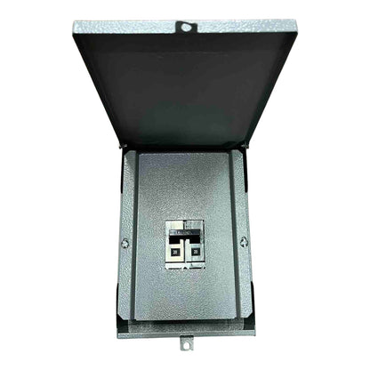 America Nema 3R Panel Box Housing for TQC 2 Pole Bolt-on Circuit Breakers
