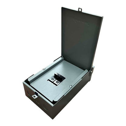 America Nema 3R Panel Box Housing for TQC 2 Pole Bolt-on Circuit Breakers