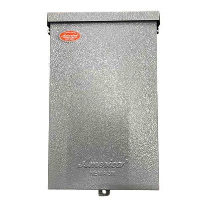 America Nema 3R Panel Box Housing for TQC 2 Pole Bolt-on Circuit Breakers