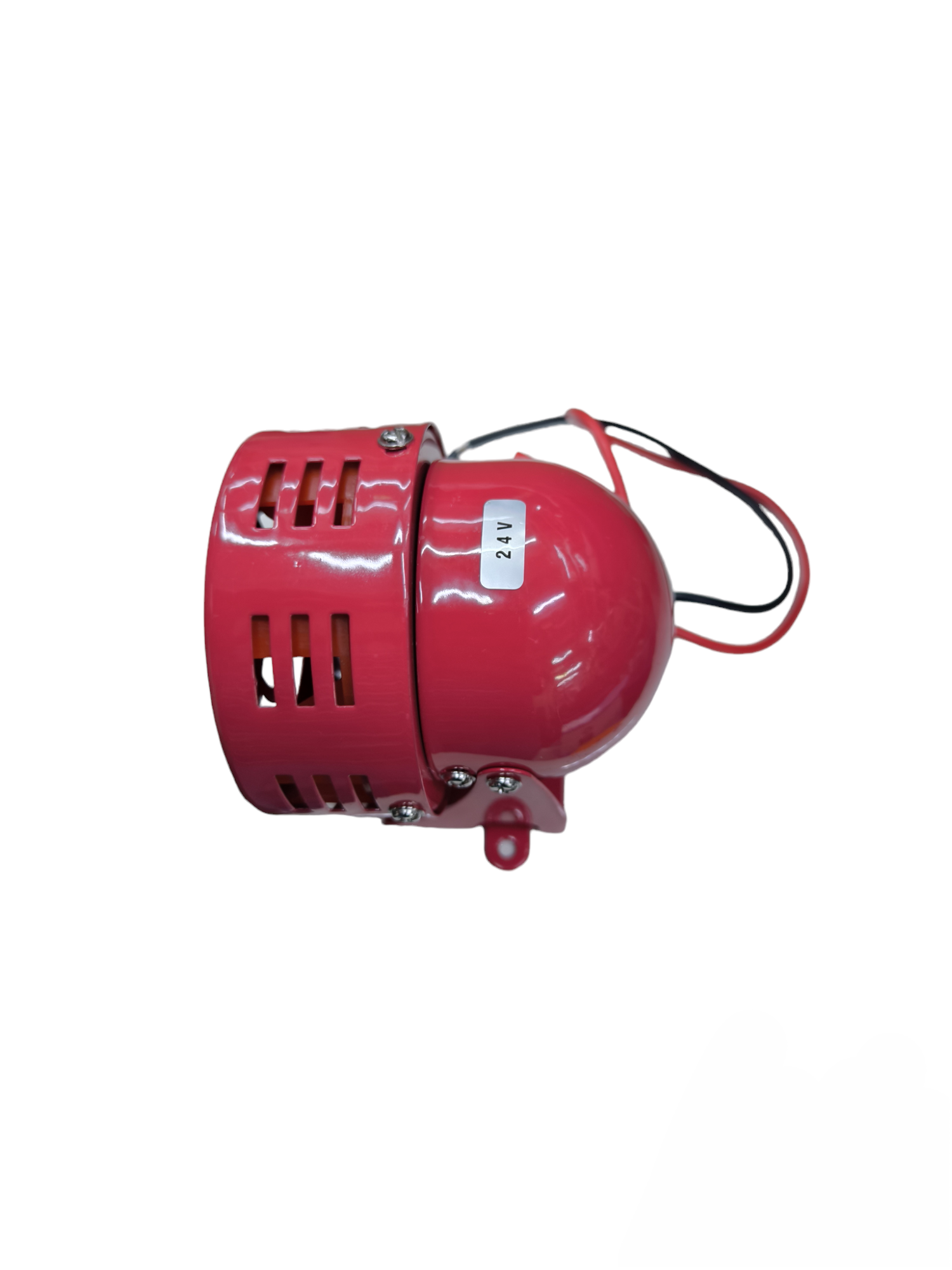 Auspicious red 24V emergency alarm siren door chime with mounting bracket and wiring