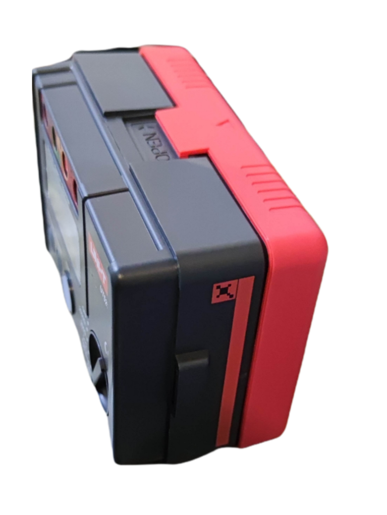 Electx Electrical Supply Digital Earth Leakage Tester with black and red casing for electrical testing