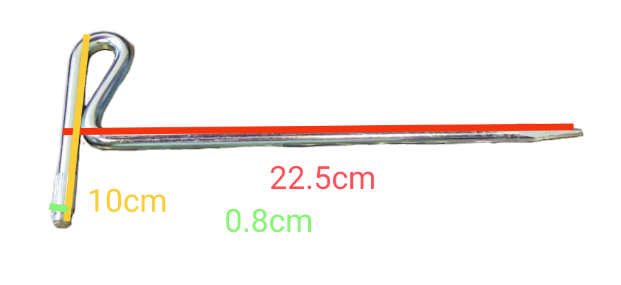 Electx Electrical Supply Digital Earth Leakage Tester metal probe with measurements on black background