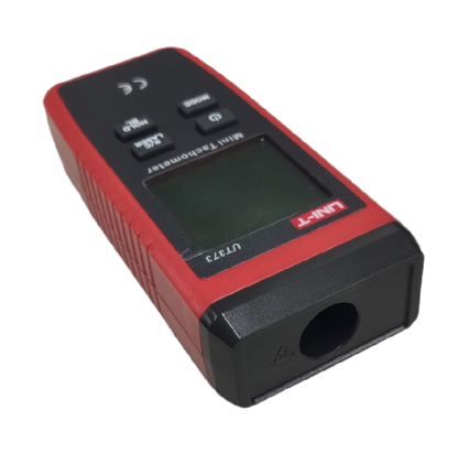UNI-T Mini Non Contact Tachometer UT373 handheld scanner and tester with digital display and control buttons
