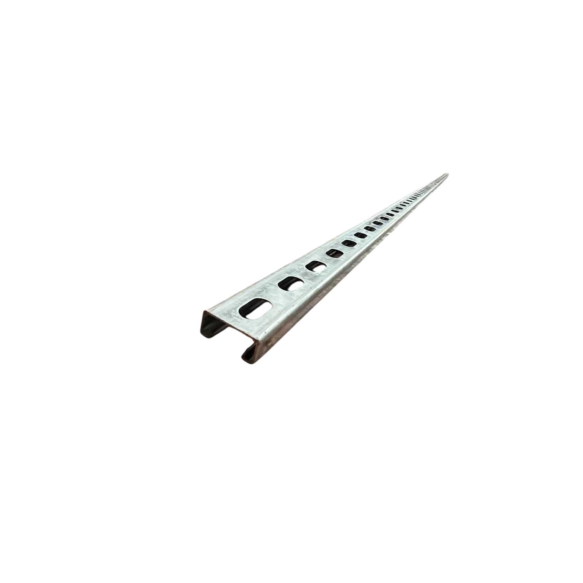 Unistrut Channel Half Sloted 41mm steel slotted cable management rail for mounting pipes and conduits