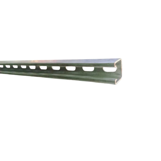 Unistrut Channel Half Sloted 41mm metal cable management rail from China with half slotted holes for mounting