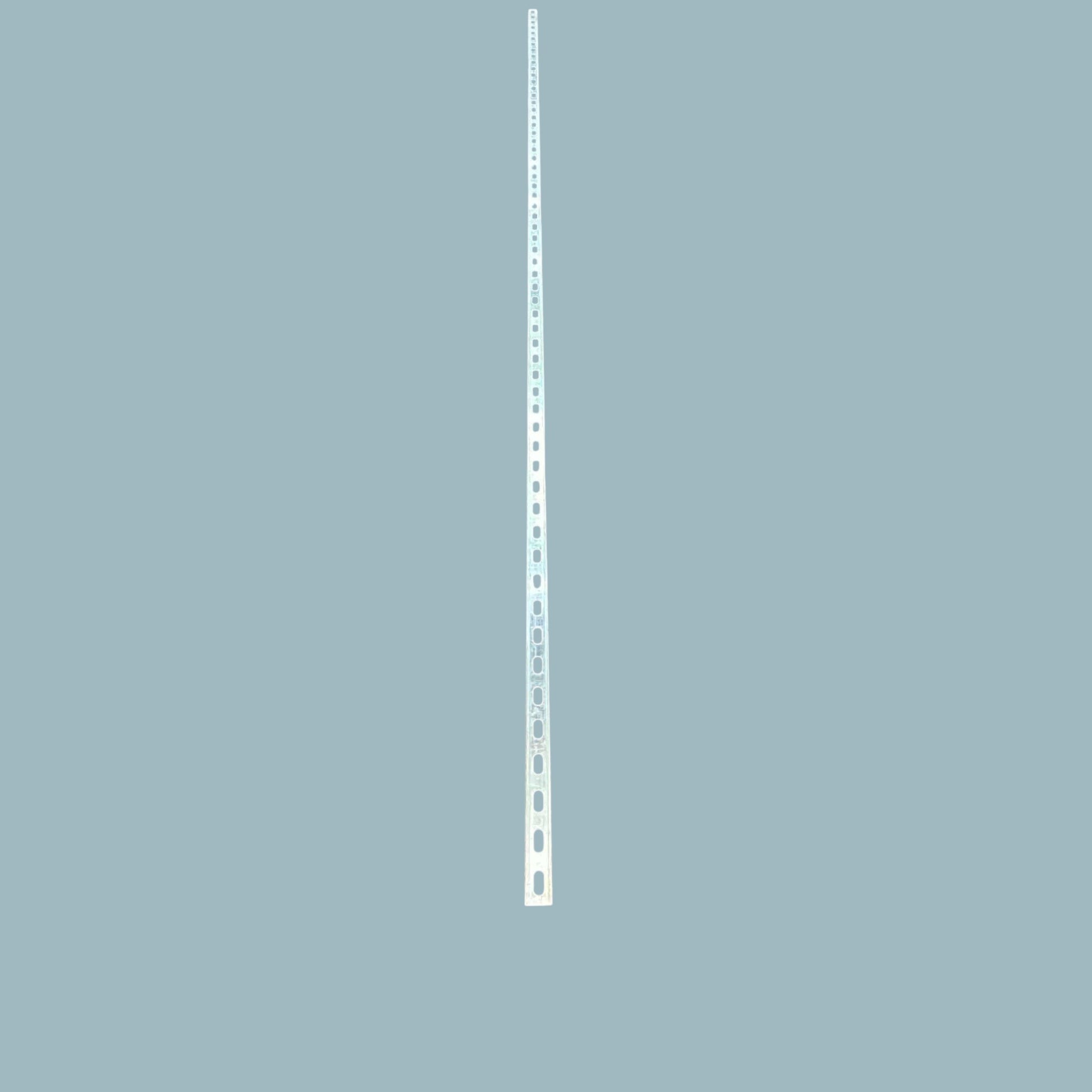Unistrut Channel Half Sloted 41mm white slotted metal cable management rail for mounting and support